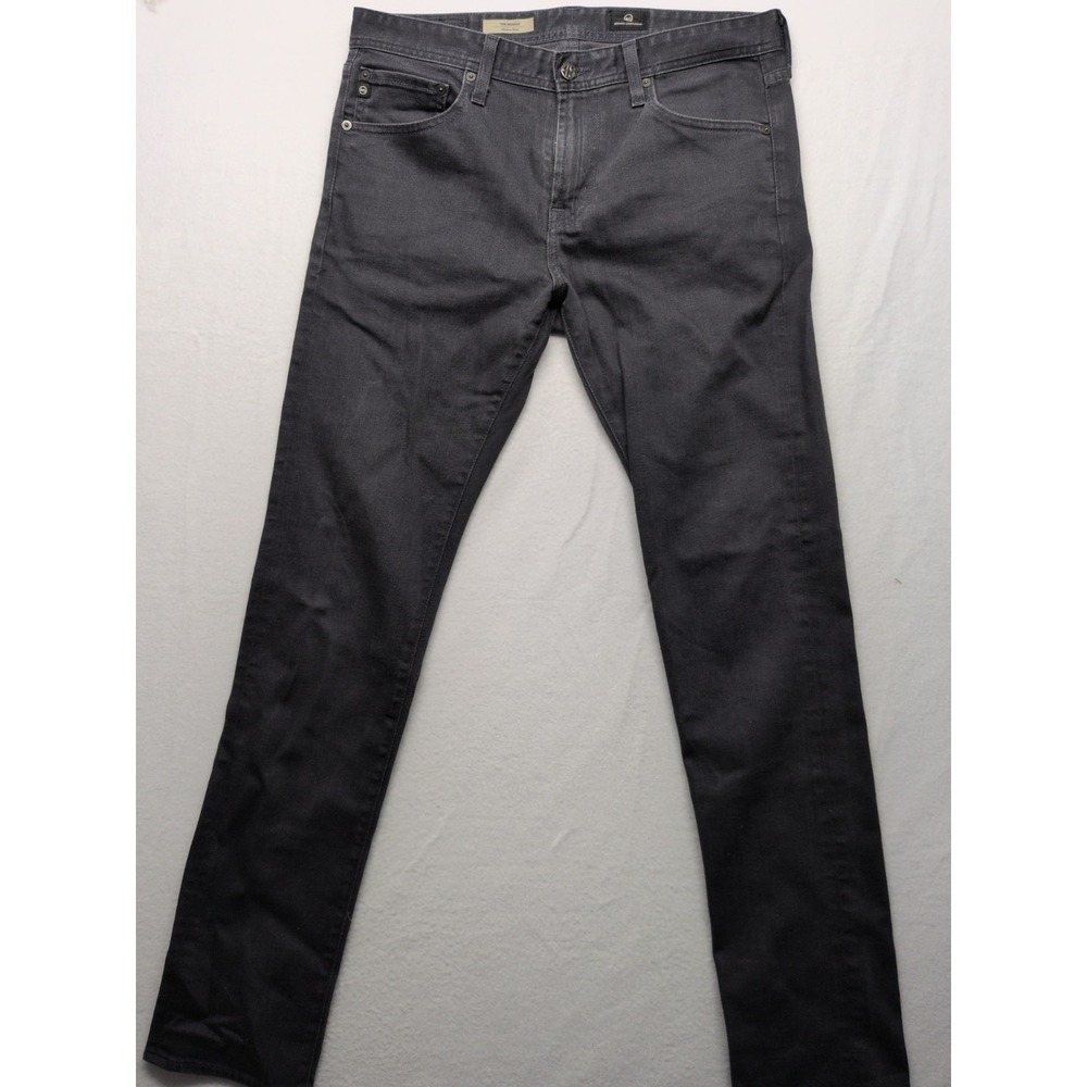 Adriano Goldschmied Jeans Mens The Nomad Modern Slim‎ Black Denim Stretch